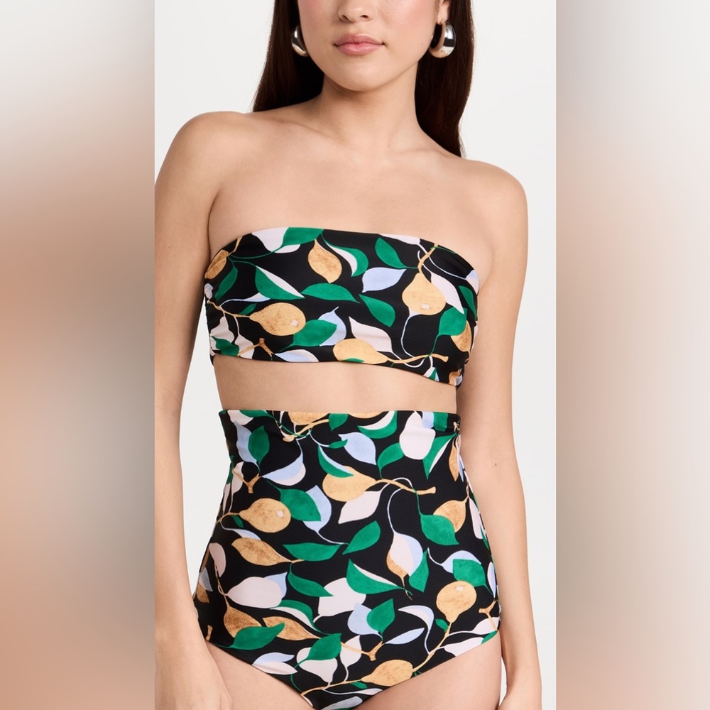NWT La DoubleJ 3-Way Bandeau Top in Orchard XS